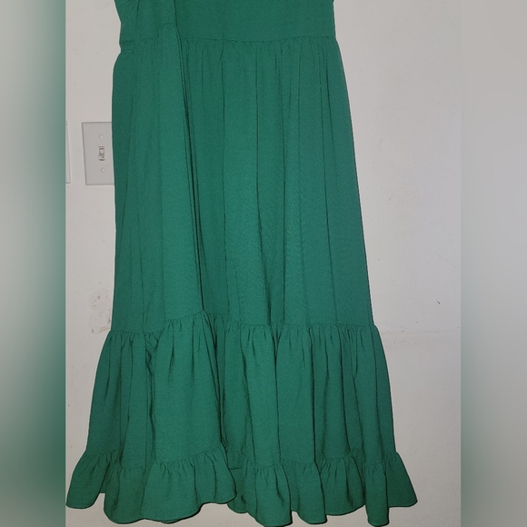 4XL Flowy Feminine Duster Tiered Christmas Holiday Maxi Dress Boho Peasant Fairy - Picture 7 of 10